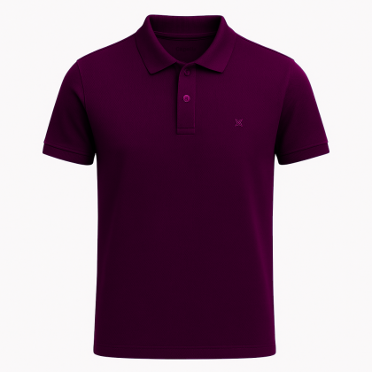 Classic Polo Slim Fit – Maroon
